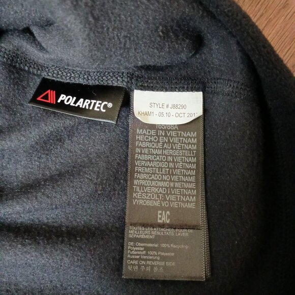 Marmot Women's Medium Fleece Jacket Black Full Zip Pockets Google Cloud Polartec - Picture 6 of 8